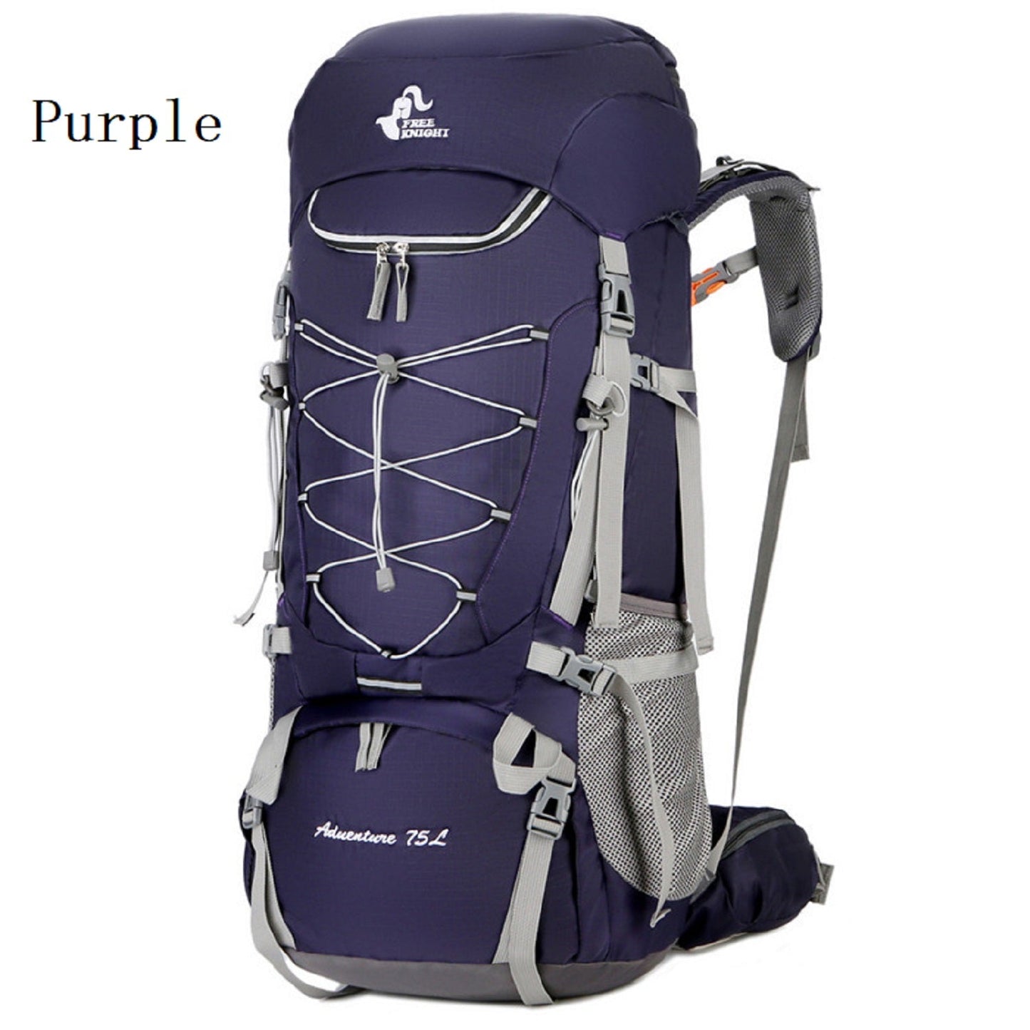 75L Camping & Hiking Backpack – Outdoor Travel Mountaineering Pack with Rain Cover ZYQS11710