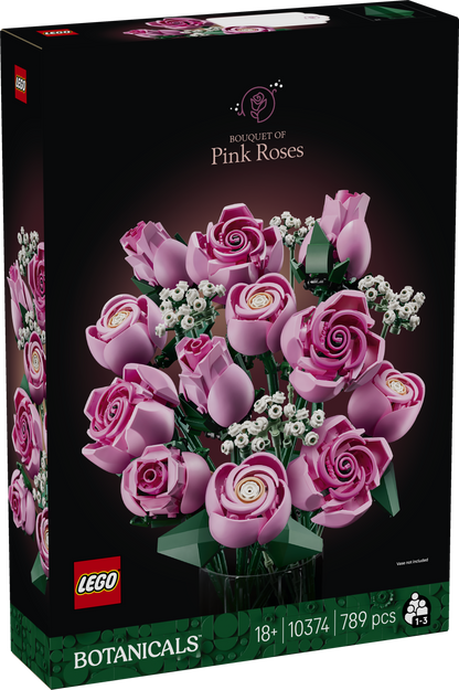 LEGO Botanicals: Bouquet of Pink Roses (10374)