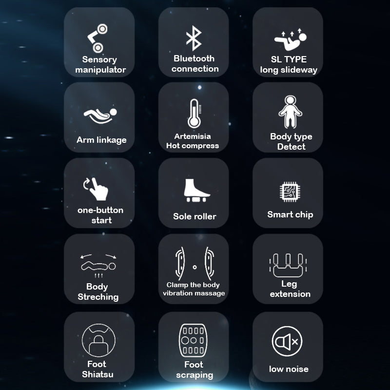 Premium Full Body Massage Chair - Zero Gravity Luxury