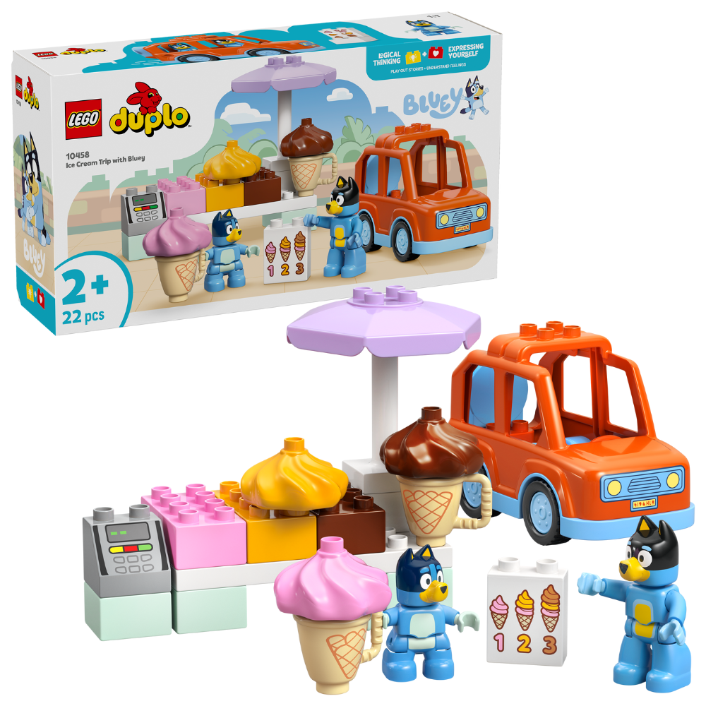 LEGO Duplo: Ice Cream Trip with Bluey (10458)