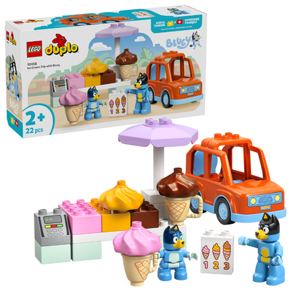 LEGO Duplo: Ice Cream Trip with Bluey (10458)