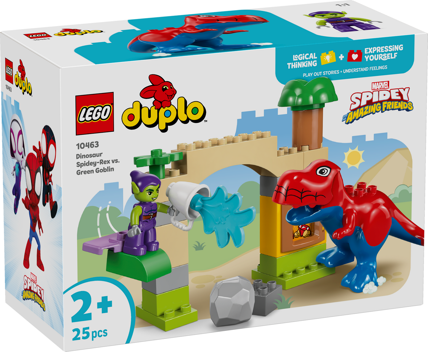 LEGO DUPLO: Marvel Dinosaur Spidey Rex vs Green Goblin (10463)