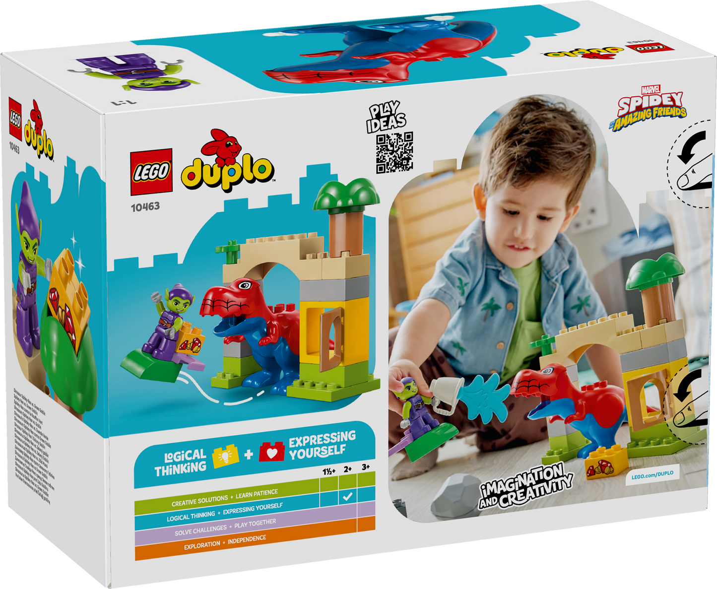 LEGO DUPLO: Marvel Dinosaur Spidey Rex vs Green Goblin (10463)