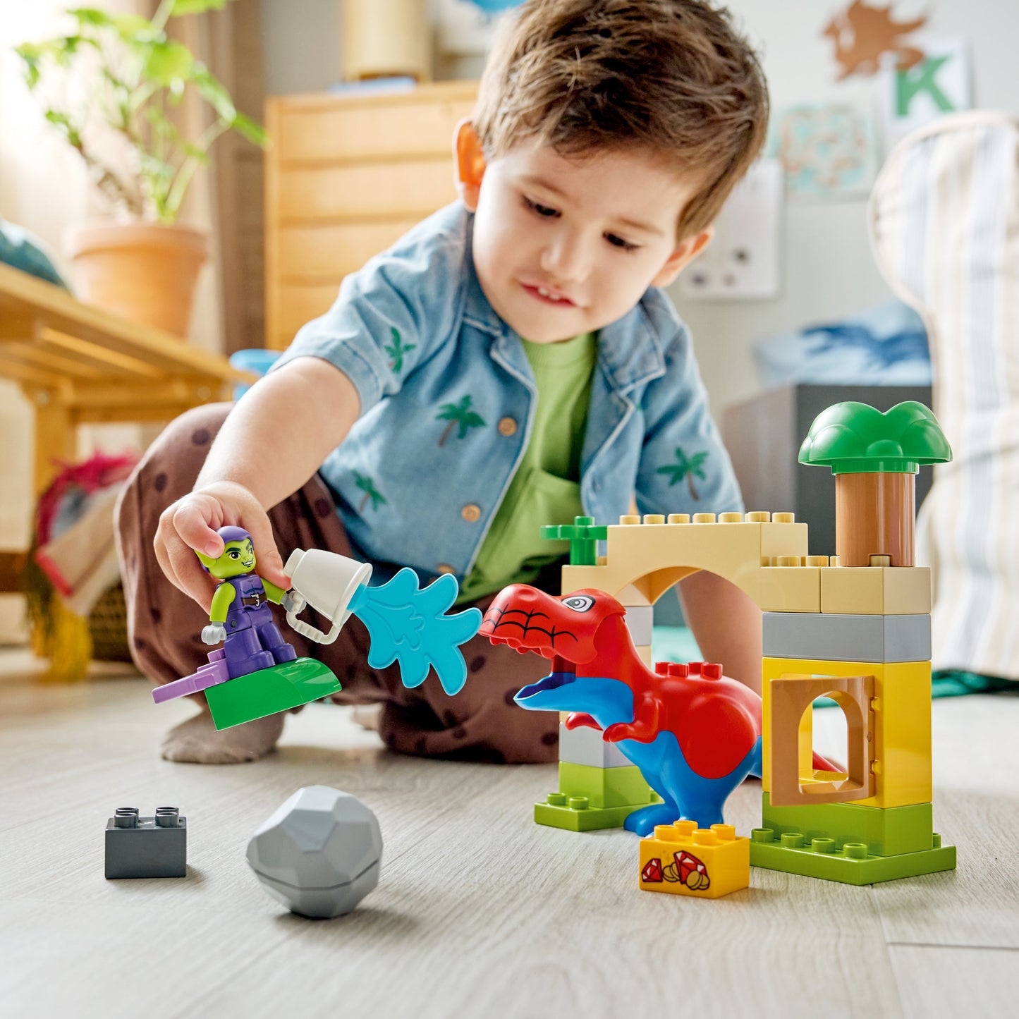 LEGO DUPLO: Marvel Dinosaur Spidey Rex vs Green Goblin (10463)