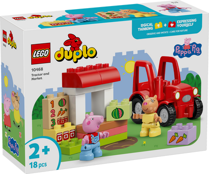 LEGO DUPLO: Peppa Pig Tractor and Market (10468)