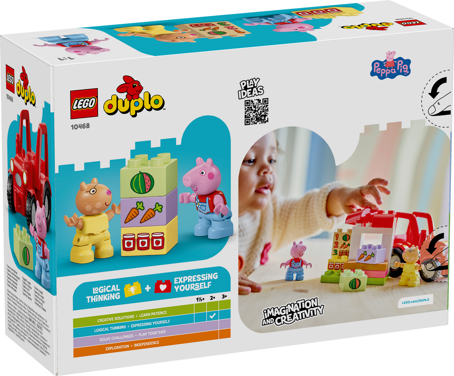 LEGO DUPLO: Peppa Pig Tractor and Market (10468)