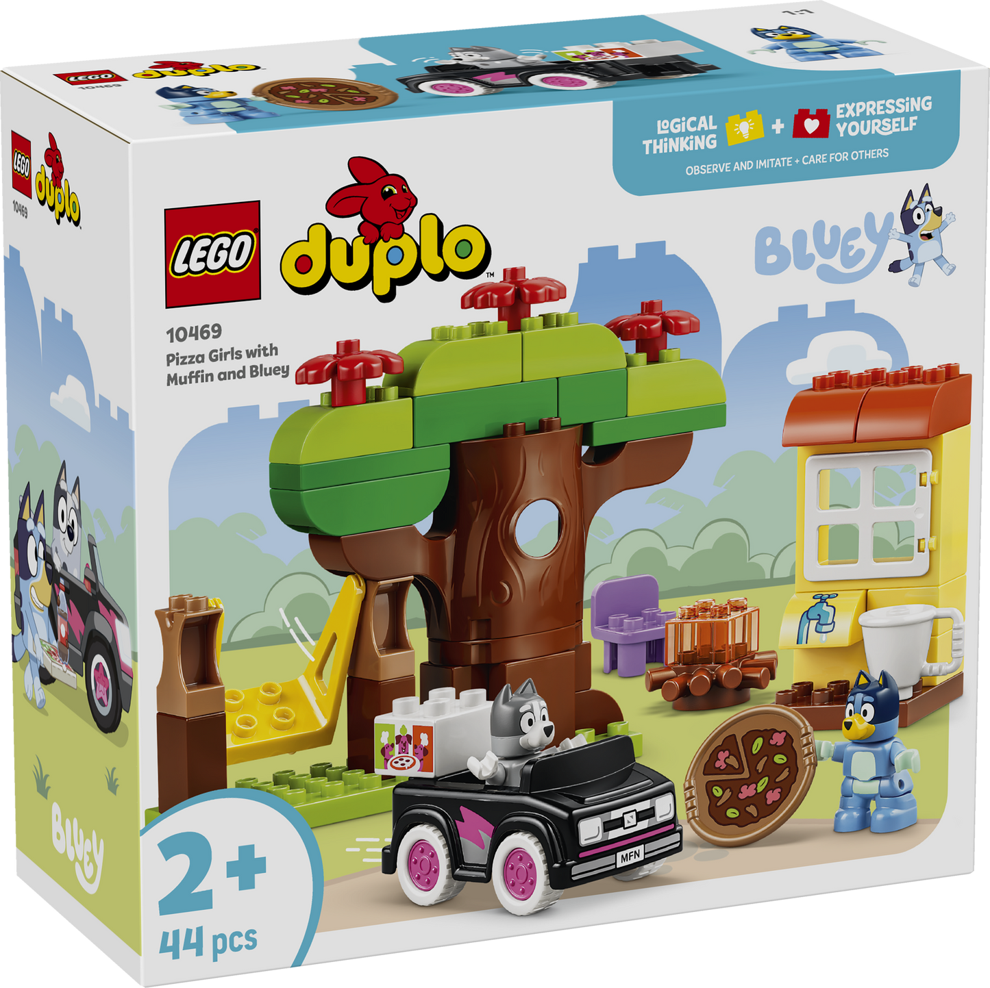 LEGO DUPLO: Bluey Pizza Girls with Muffin and Bluey (10469)