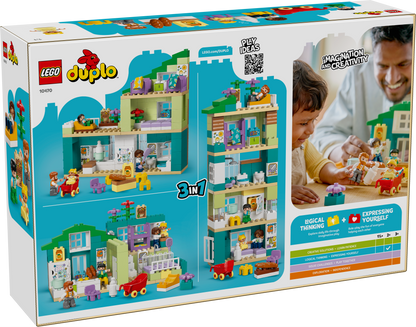 LEGO DUPLO: Town 3 in 1 Modern Family House with Figures (10470)