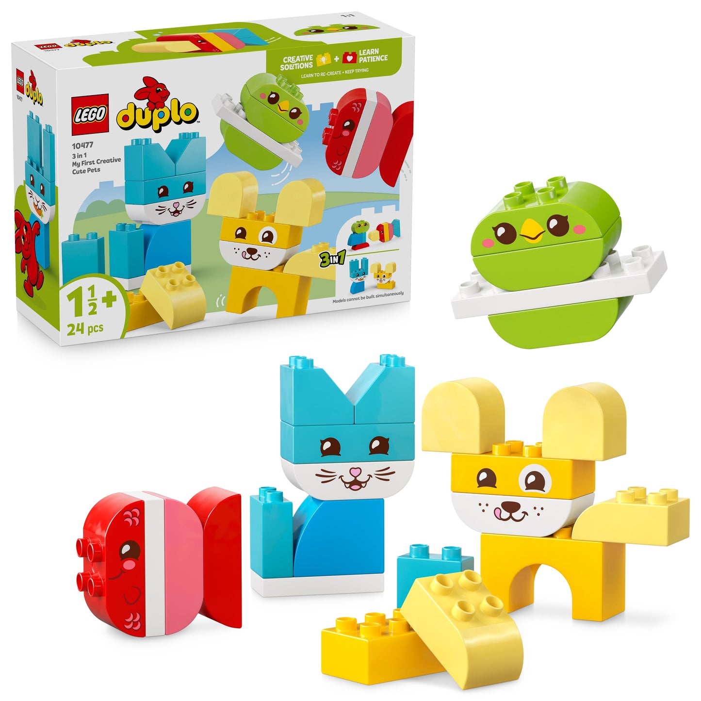 LEGO DUPLO: My First 3 in 1 Creative Cute Pets (10477)