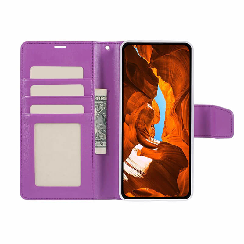 Compatible with iPhone 17 Air Hanman Mill Series Leather Wallet Flip Case