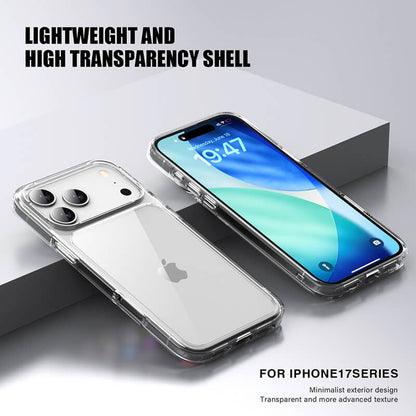 Aurora Series Crystal Transparent Compatible with iPhone 17 Pro Case