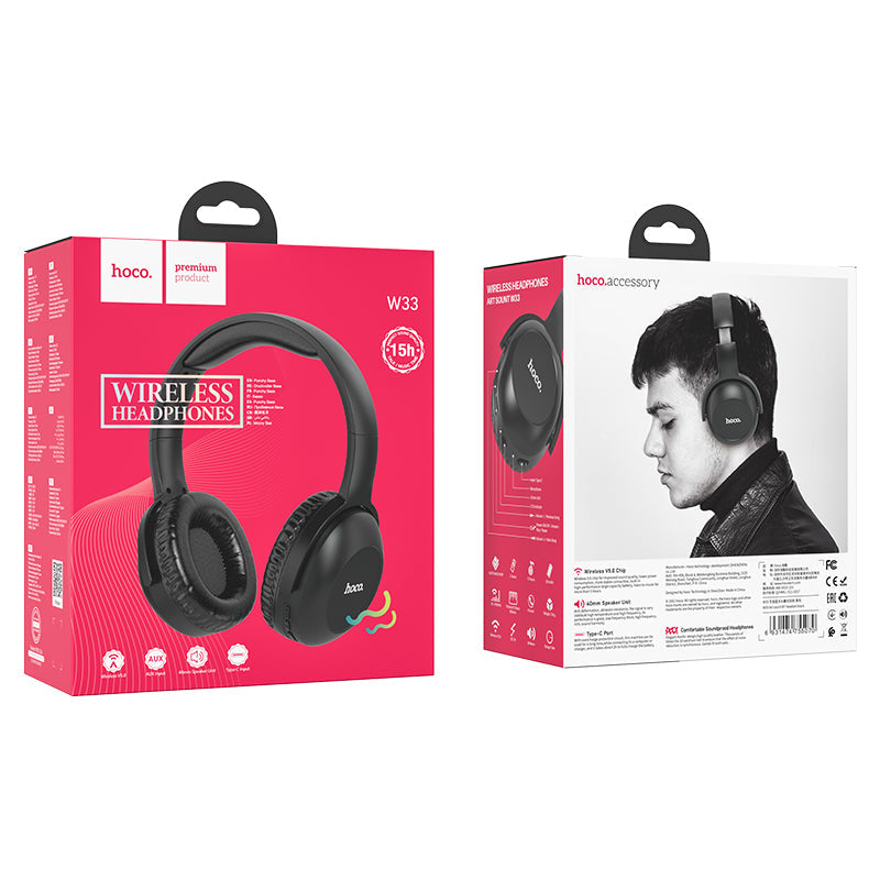 Hoco Art Sound Bluetooth Wireless Headset W33