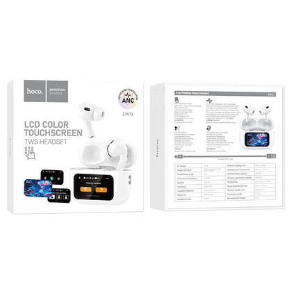 Hoco ANC True Wireless Earbuds with Smart Touch Screen EW72