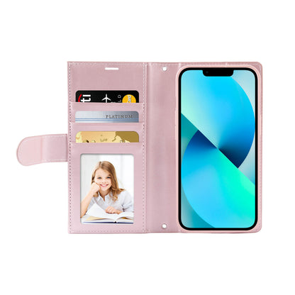 Suitable for Phone Hanman Mich Series Leather Crossbody Wallet Flip Case