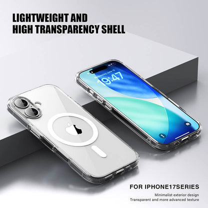 Aurora Magnetic Series Crystal Transparent Compatible with iPhone 17 Case