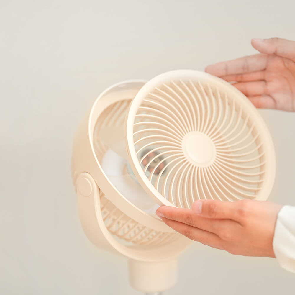 Mobie MultiFunctional Rotation Portable 4 Speed Fan with Night Light