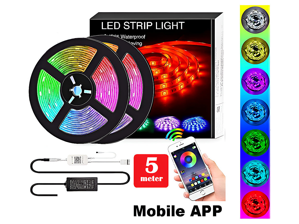 LED strip Light RGB 5M App Control
