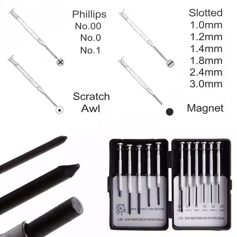 11 Piece Precision Screwdriver Set