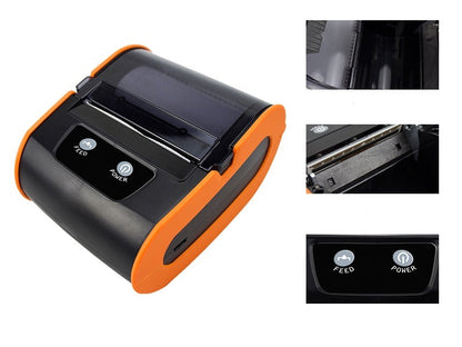 USB 80mm Thermal Sticker Tracking Label Printer Paper Barcode Printing Machine