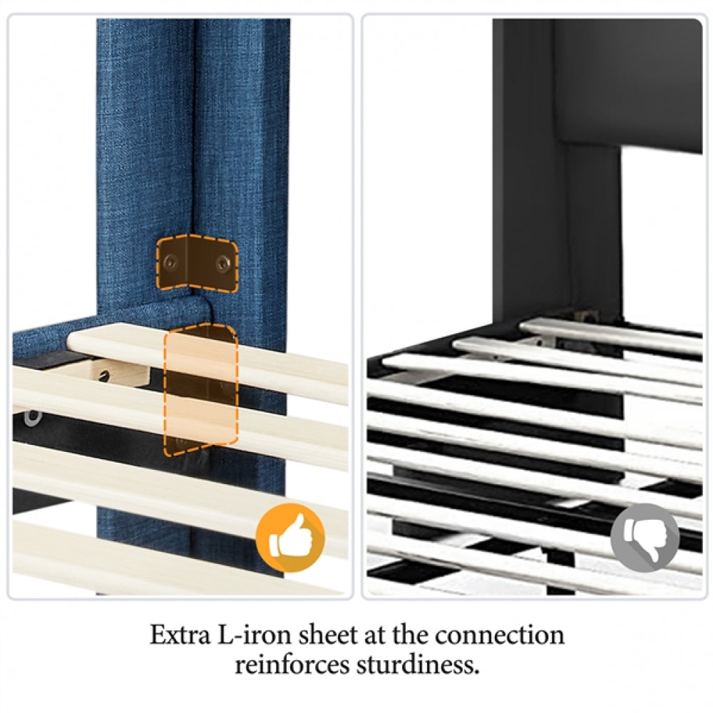 Queen Size Bed Frame Classic Metal Platform Bed Frame