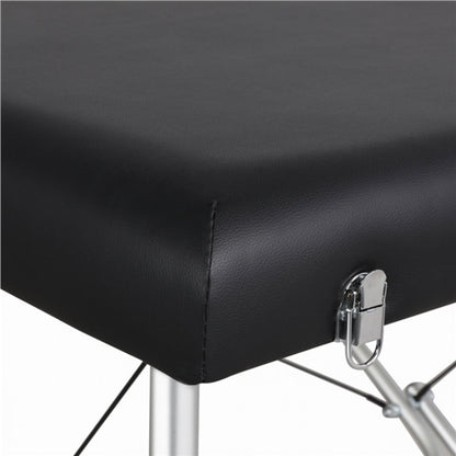Portable 2 Fold Aluminum Massage Bed