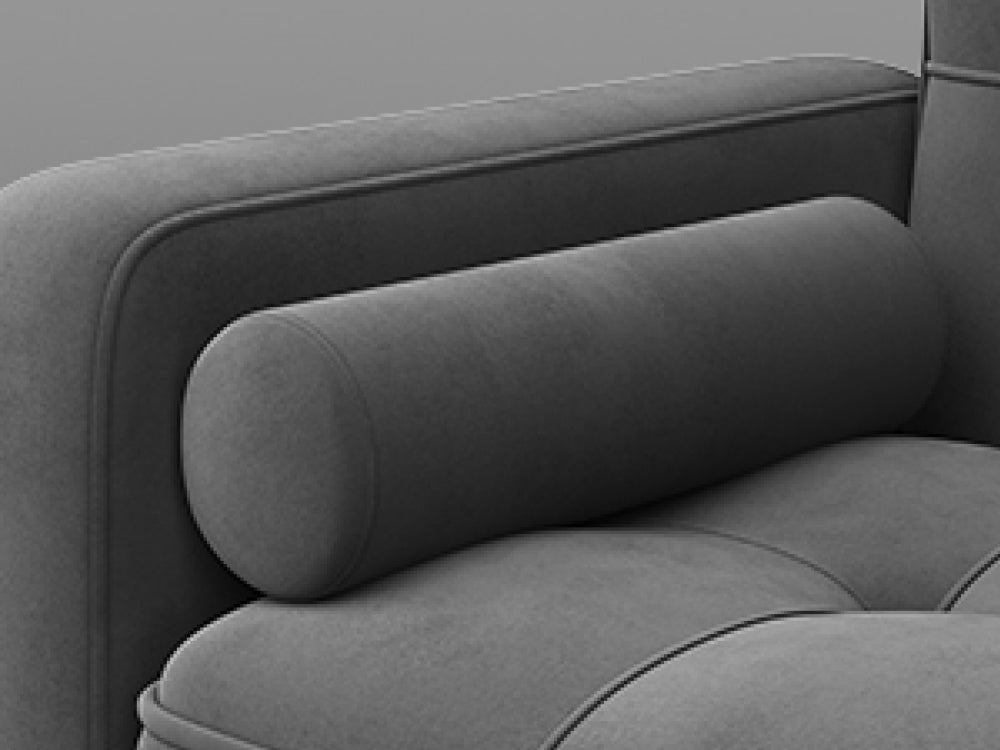 3 Seater Velvet Convertible Sofa Bed