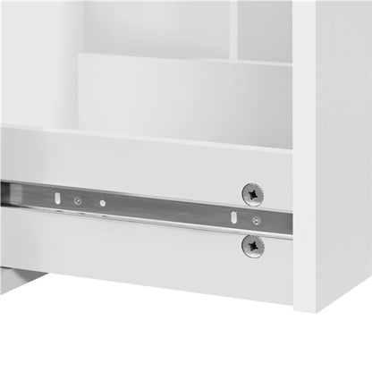 Mobile File Storage Organizer File Cabinet