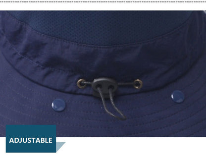 Sun Hat Wide Brim Bucket Outdoor Fishing Hiking Cap UV Protection