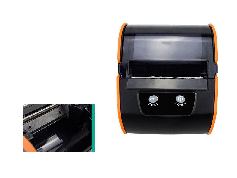 USB 80mm Thermal Sticker Tracking Label Printer Paper Barcode Printing Machine