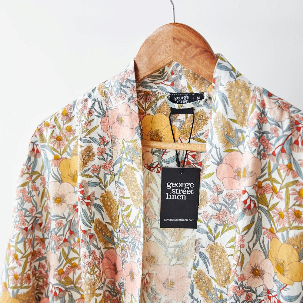 Pure Linen Bathrobe