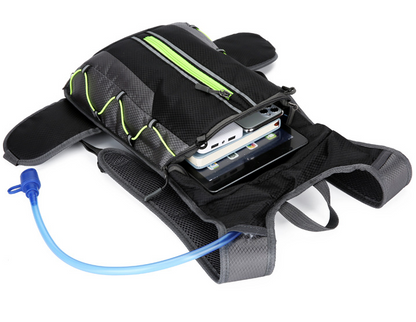 Hydration Backpack with 2L Water Bladder - 10L Hiking & Cycling Rucksack BDXJ50112