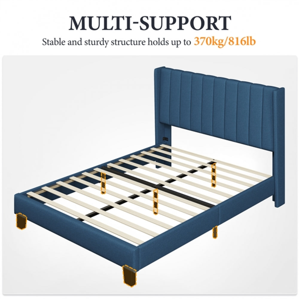 Queen Size Bed Frame Classic Metal Platform Bed Frame