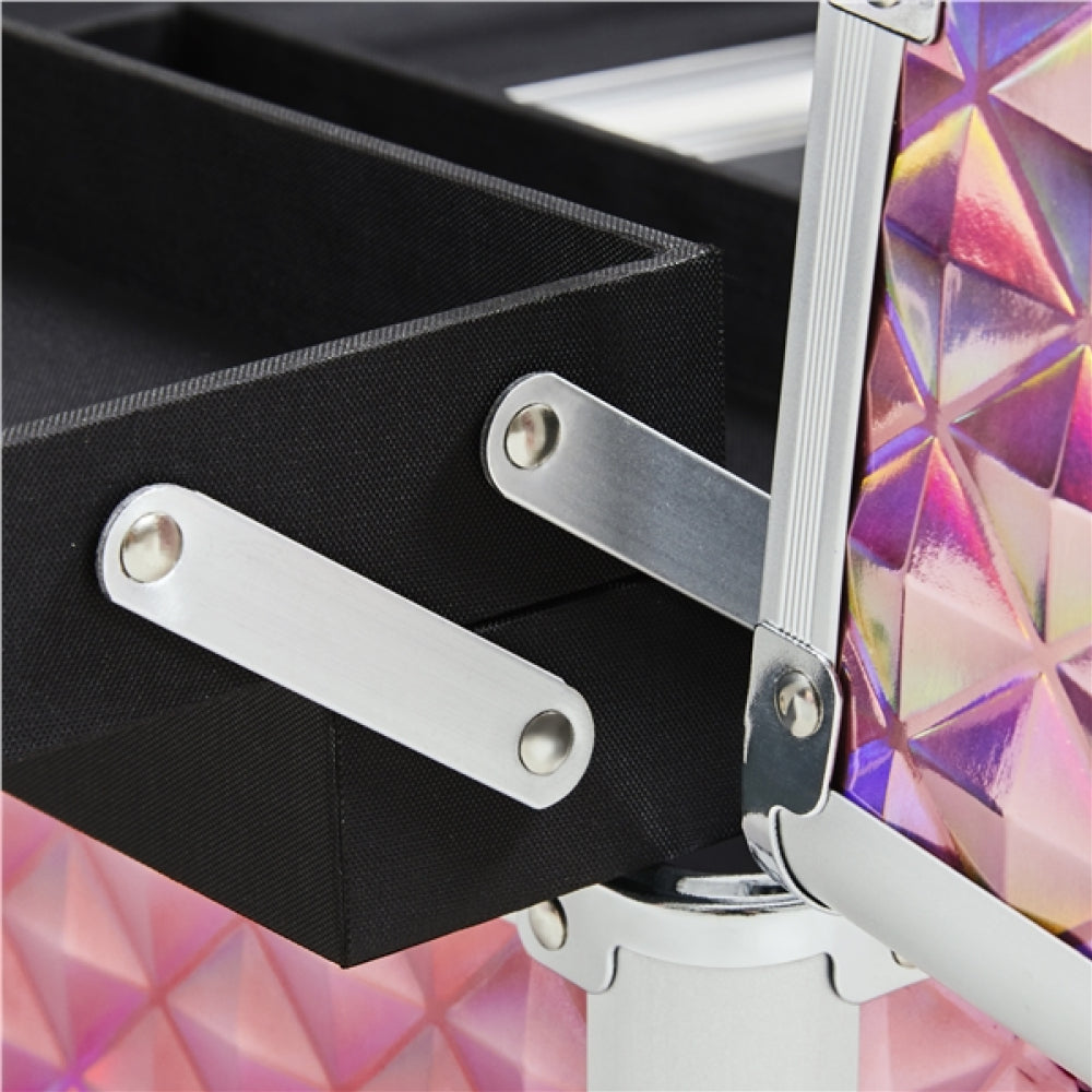 3-in-1 Rolling Makeup Train Case