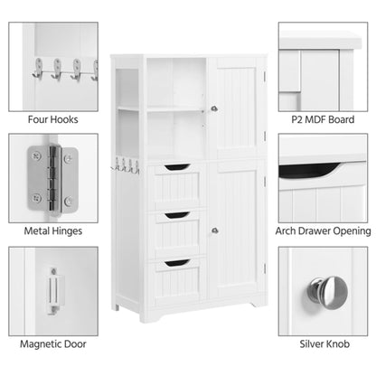 Freestanding Floor Cabinet Bathroom Storage