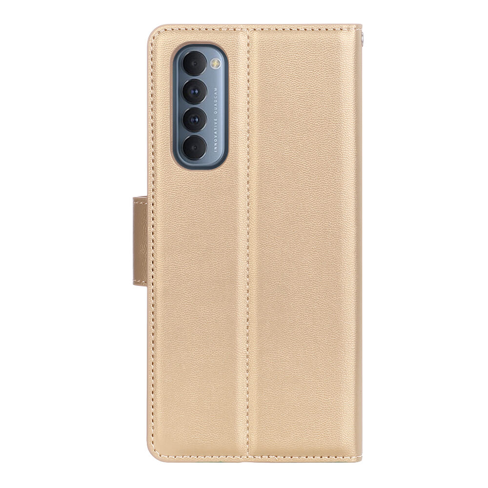 Hanman Mill Series Leather Wallet Flip Compatible with OPPO A3s 2018 Case