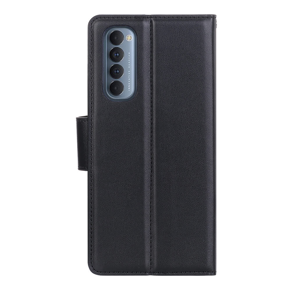 Mill Series Leather Wallet Flip Case Compatible with OPPO A78 4G 2023