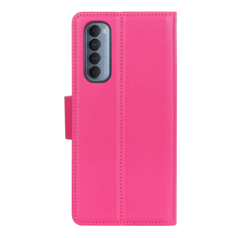 Hanman Mill Series Leather Wallet Flip Compatible with OPPO A72 2020 Case
