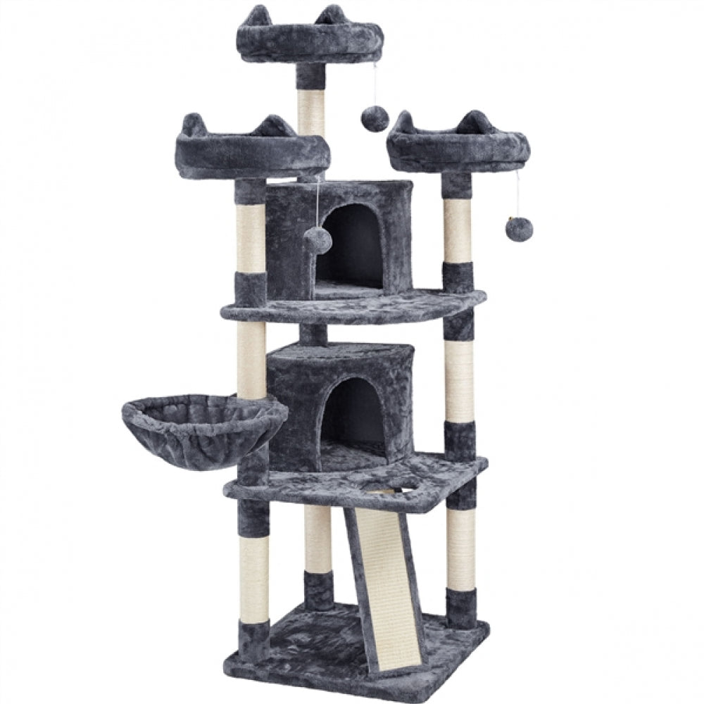 Large Cat Tree Big Cat House Plush Cat Tower