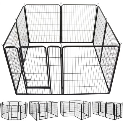 Heavy Duty 8 Panel Pet Playpen