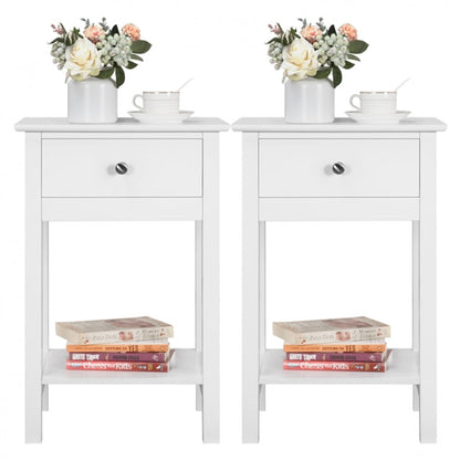 2PCS High Quality Bedside End Table
