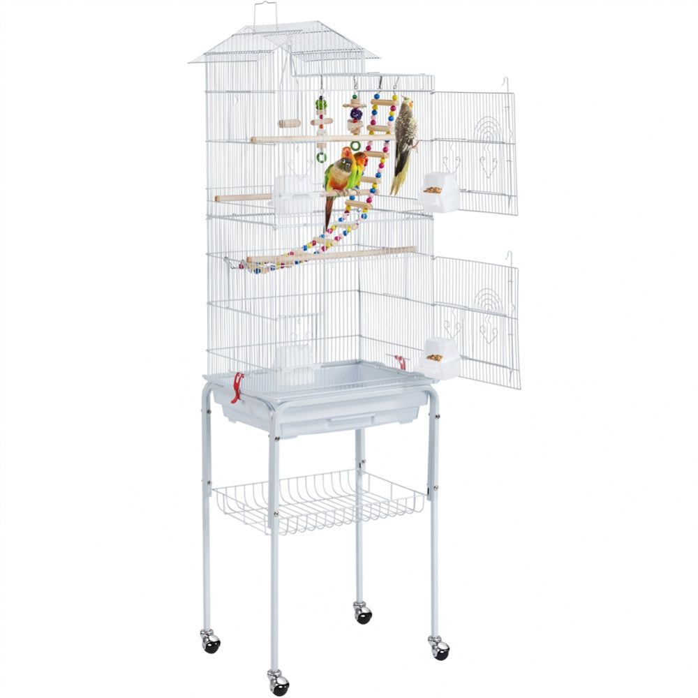 Bird Cage with Toys