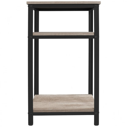 Rustic Industrial End Telephone Table