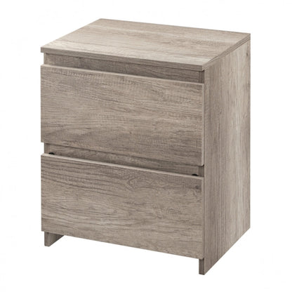 Minimalist Chic 2-Drawer Side Table