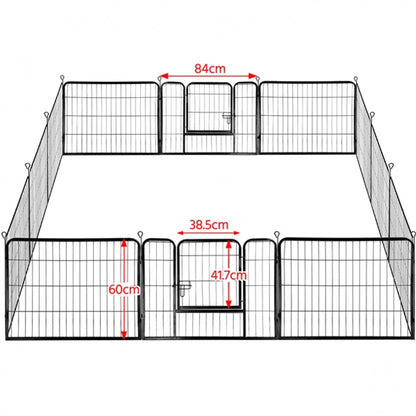12 Panels Dog Pen