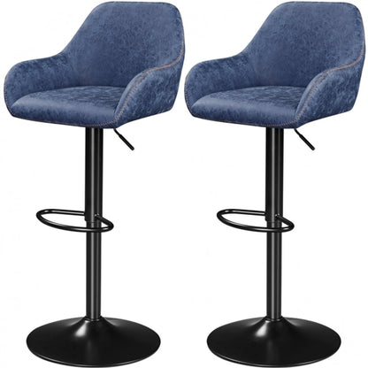 2pcs Vintage Bar Stools