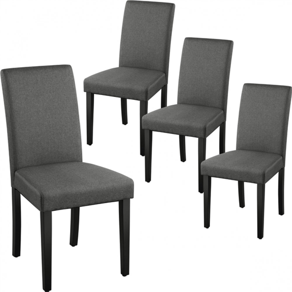 4pcs Parson Dining Chairs Fabric Upholstered Urban Style