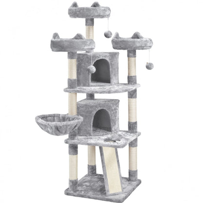 Large Cat Tree Big Cat House Plush Cat Tower
