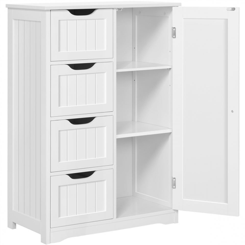 Large Wooden Bathroom Floor Cabinet