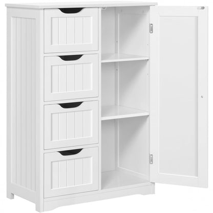 Large Wooden Bathroom Floor Cabinet