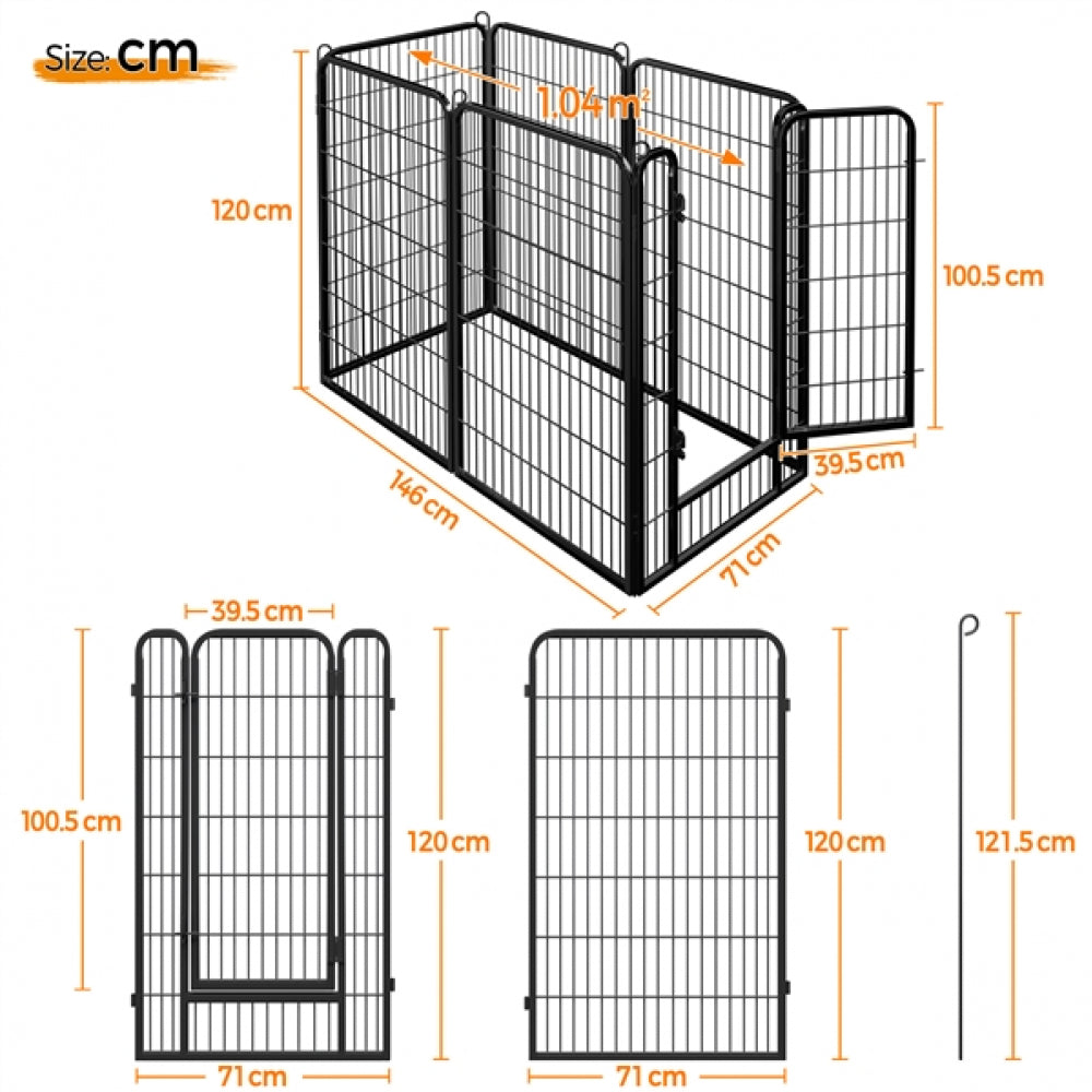 120cm Tall Dog Playpen Panels